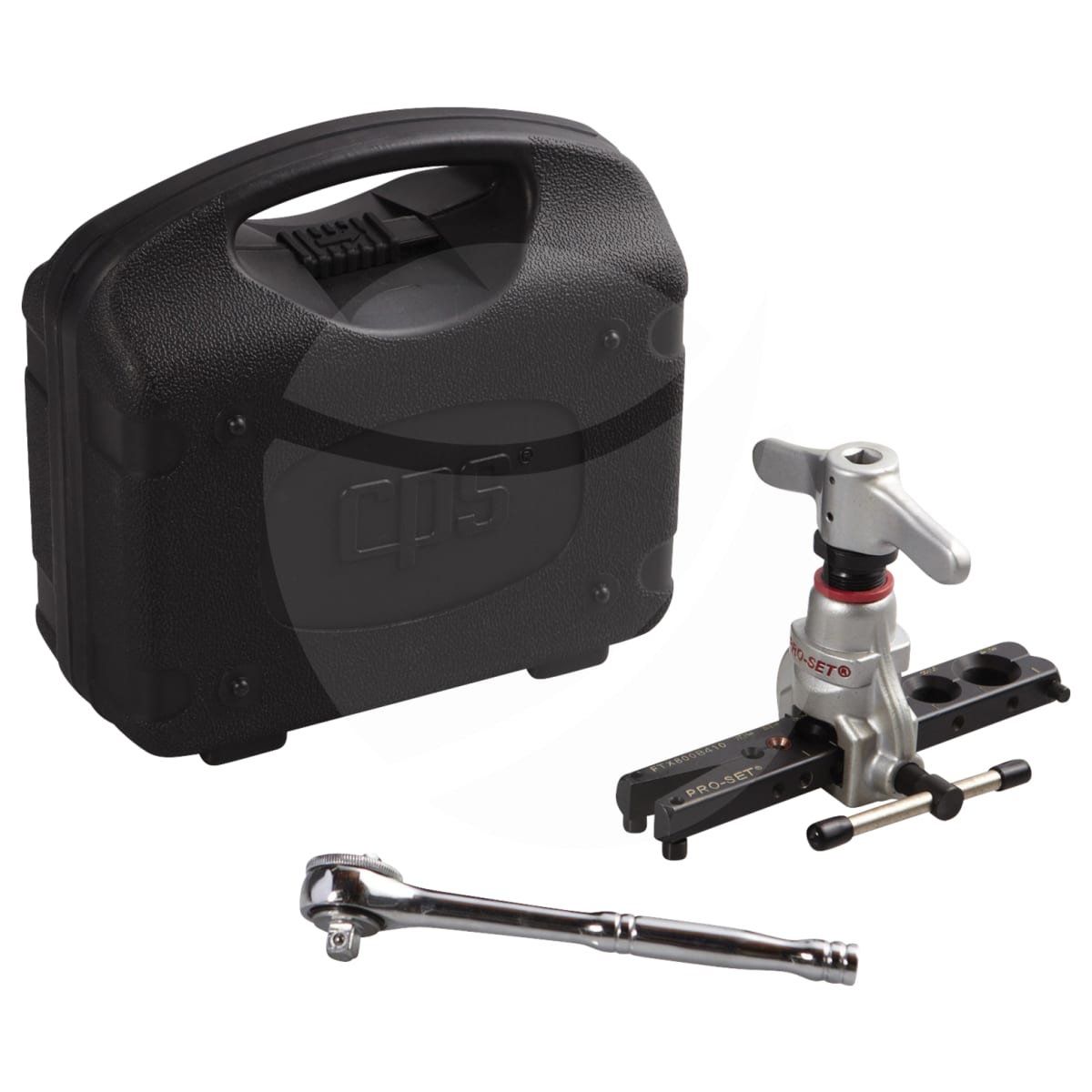 FLARING & SWAGING KIT, CPS, R410A, INCL FLARING TOOL, RATCHET, CARRY CASE